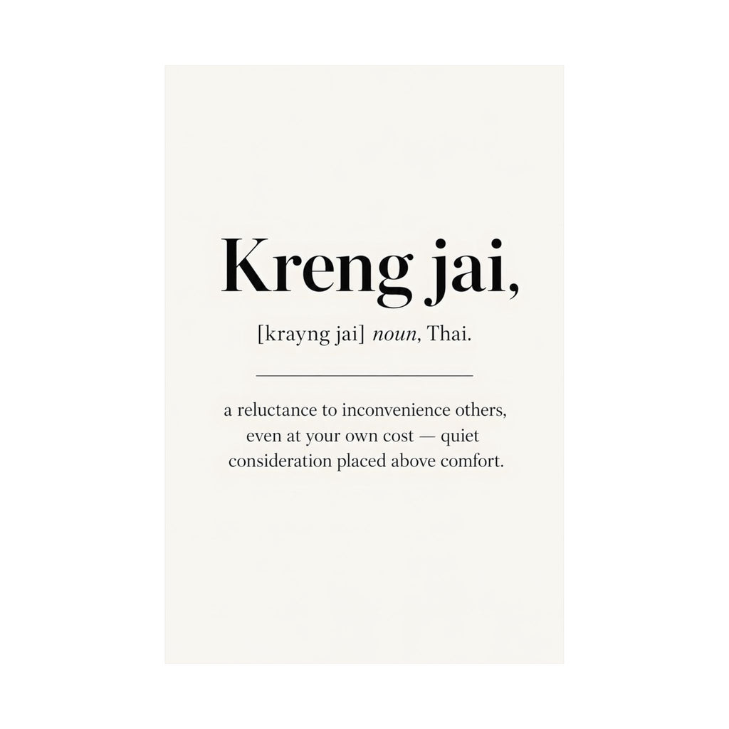 Kreng Jai, Thai