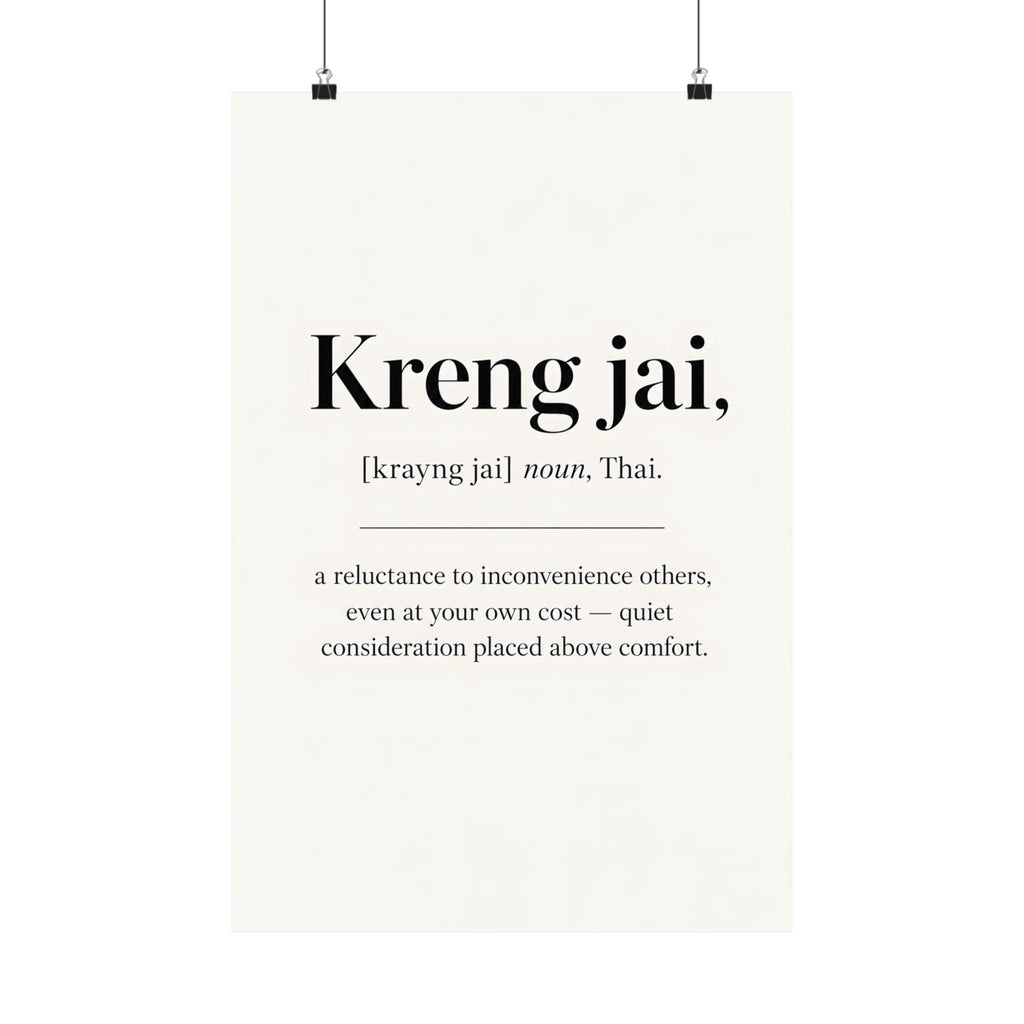 Kreng Jai, Thai
