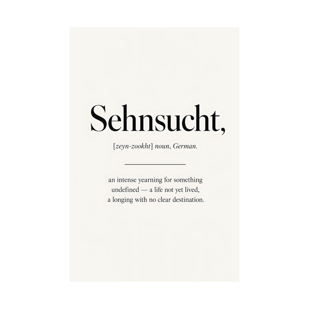 Sehnsucht