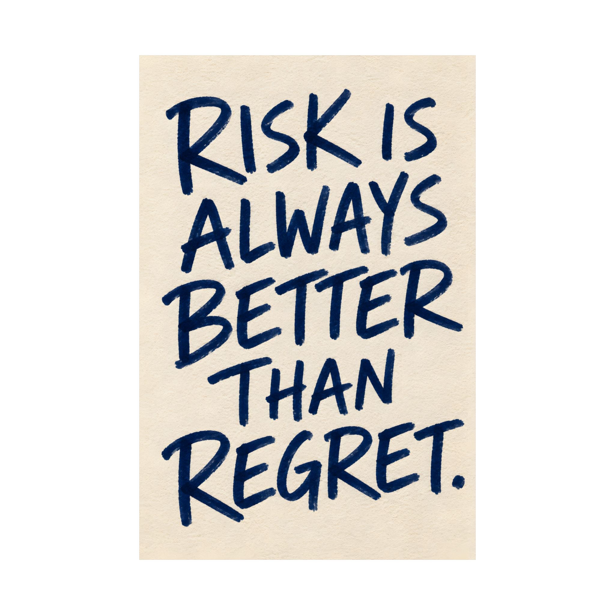 Risk Or Regret