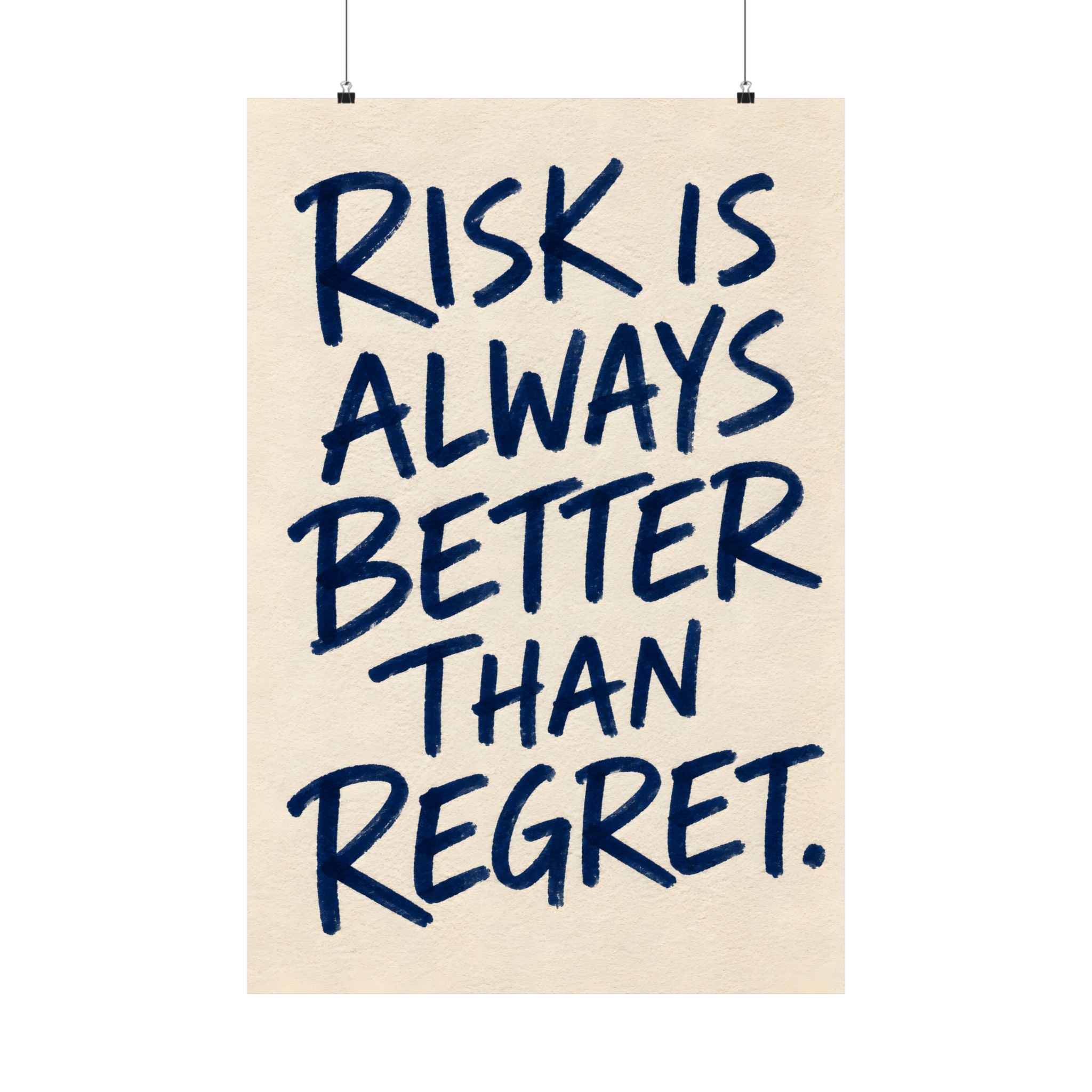 Risk Or Regret