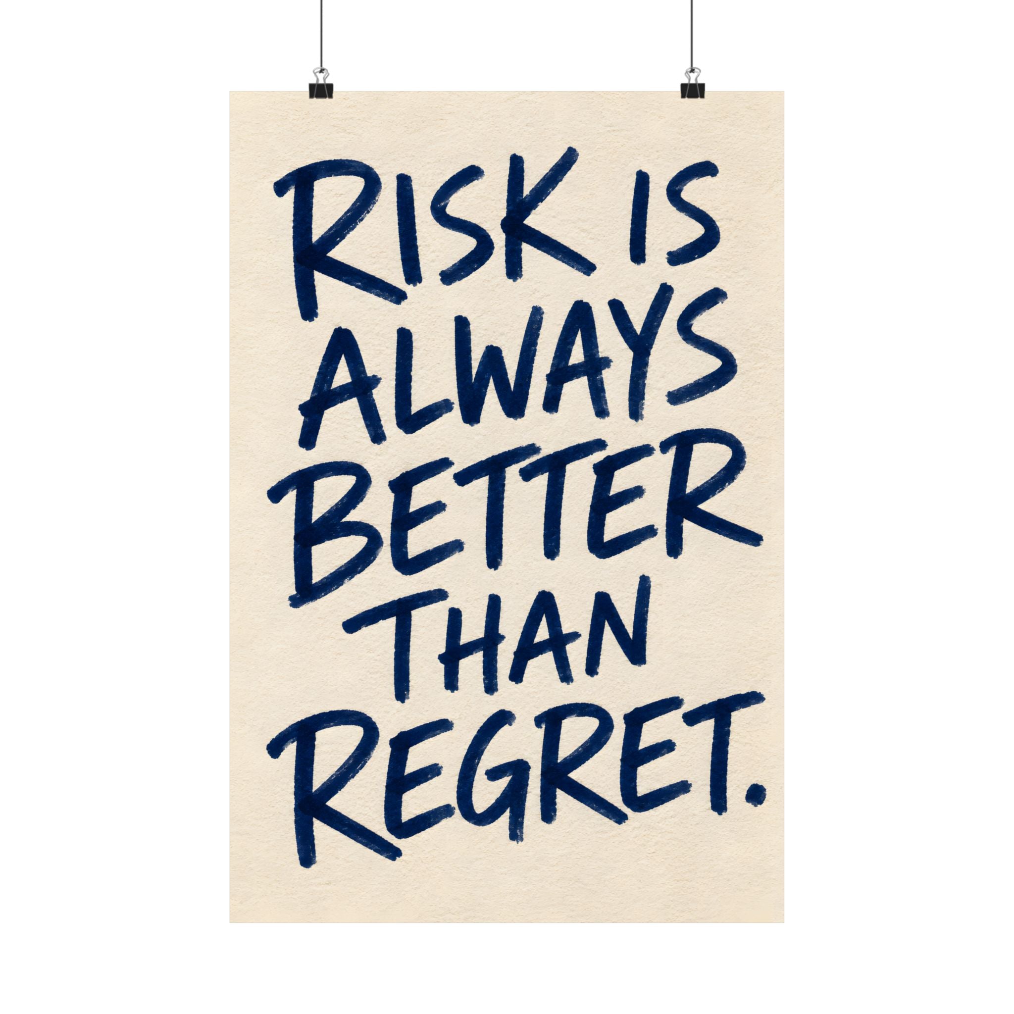 Risk Or Regret