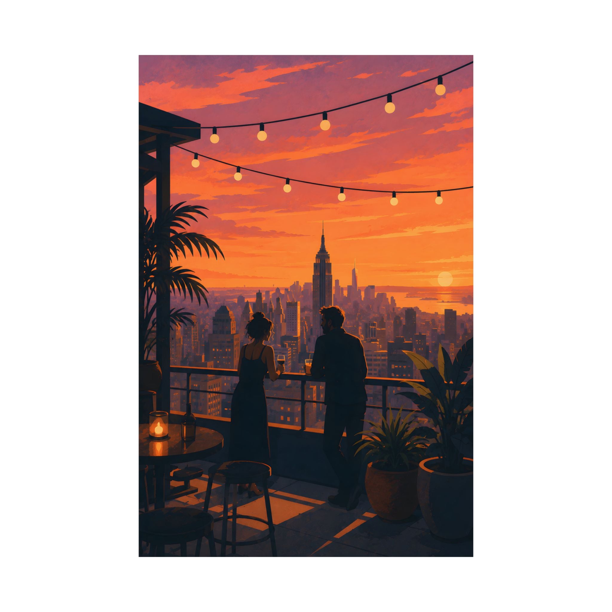 Rooftop Sunset