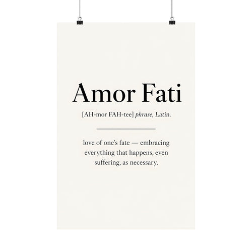 Amor Fati, Latin