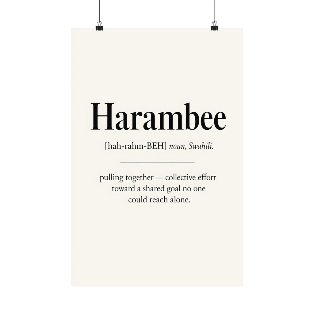 Harambee, Swahili