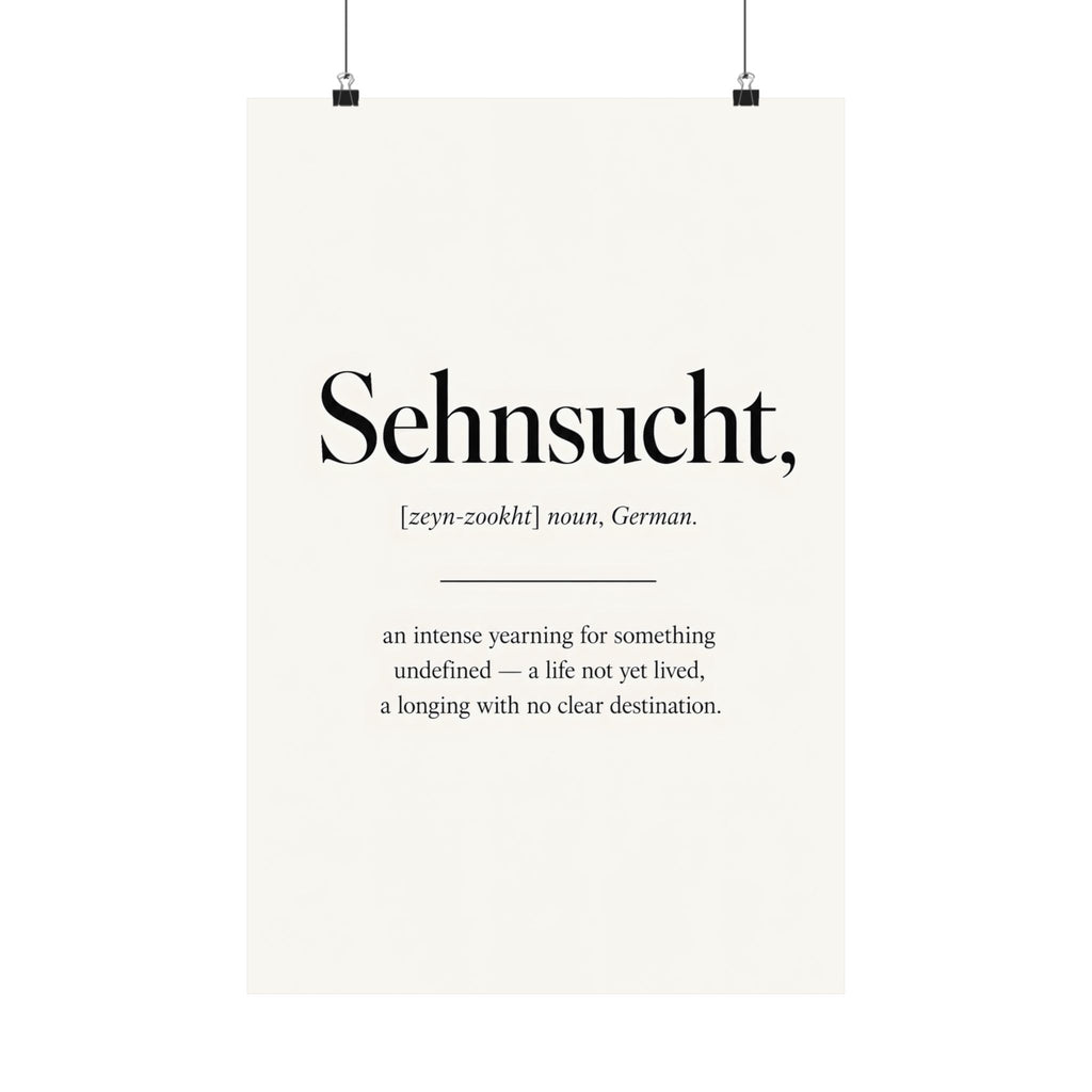 Sehnsucht