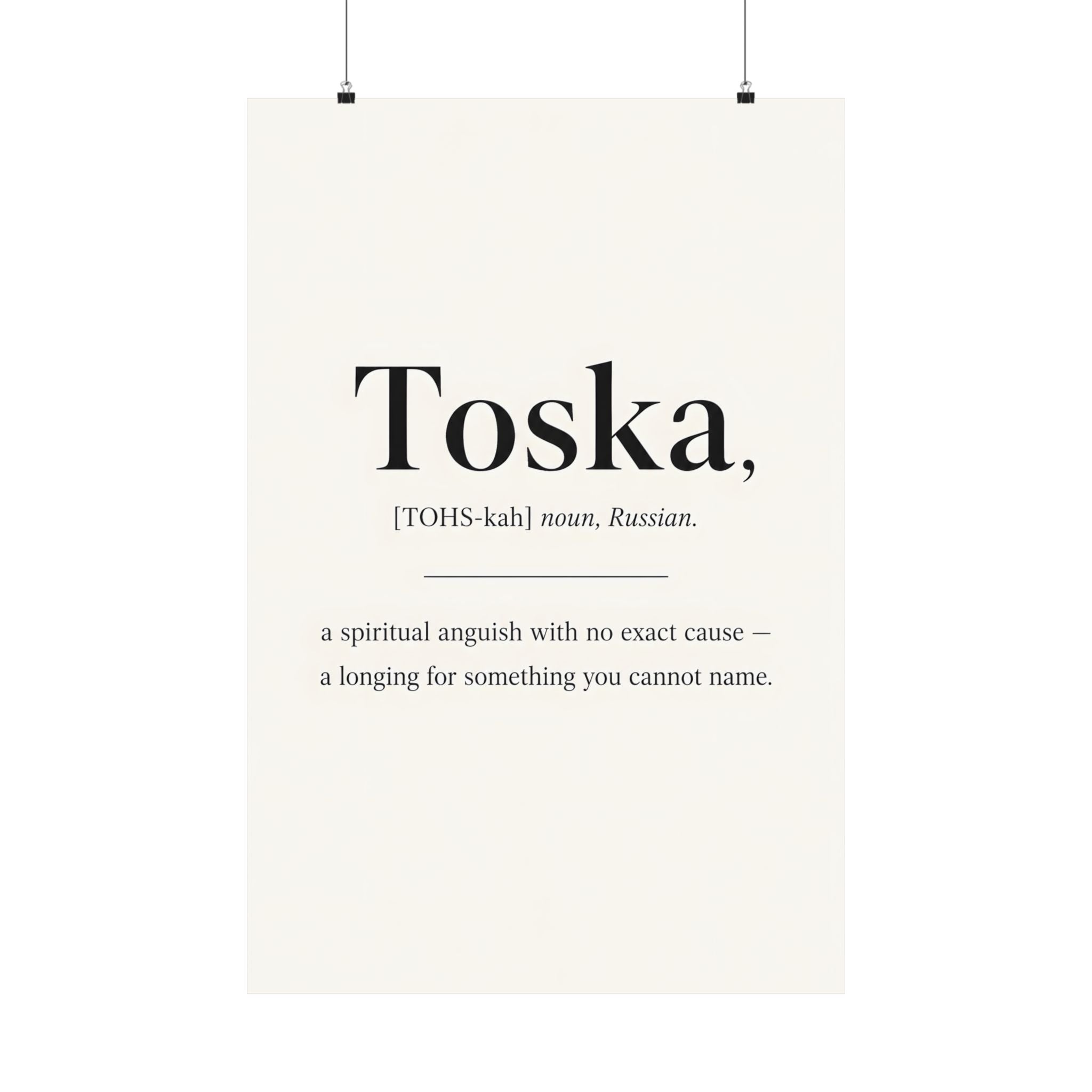 Toska, Russian