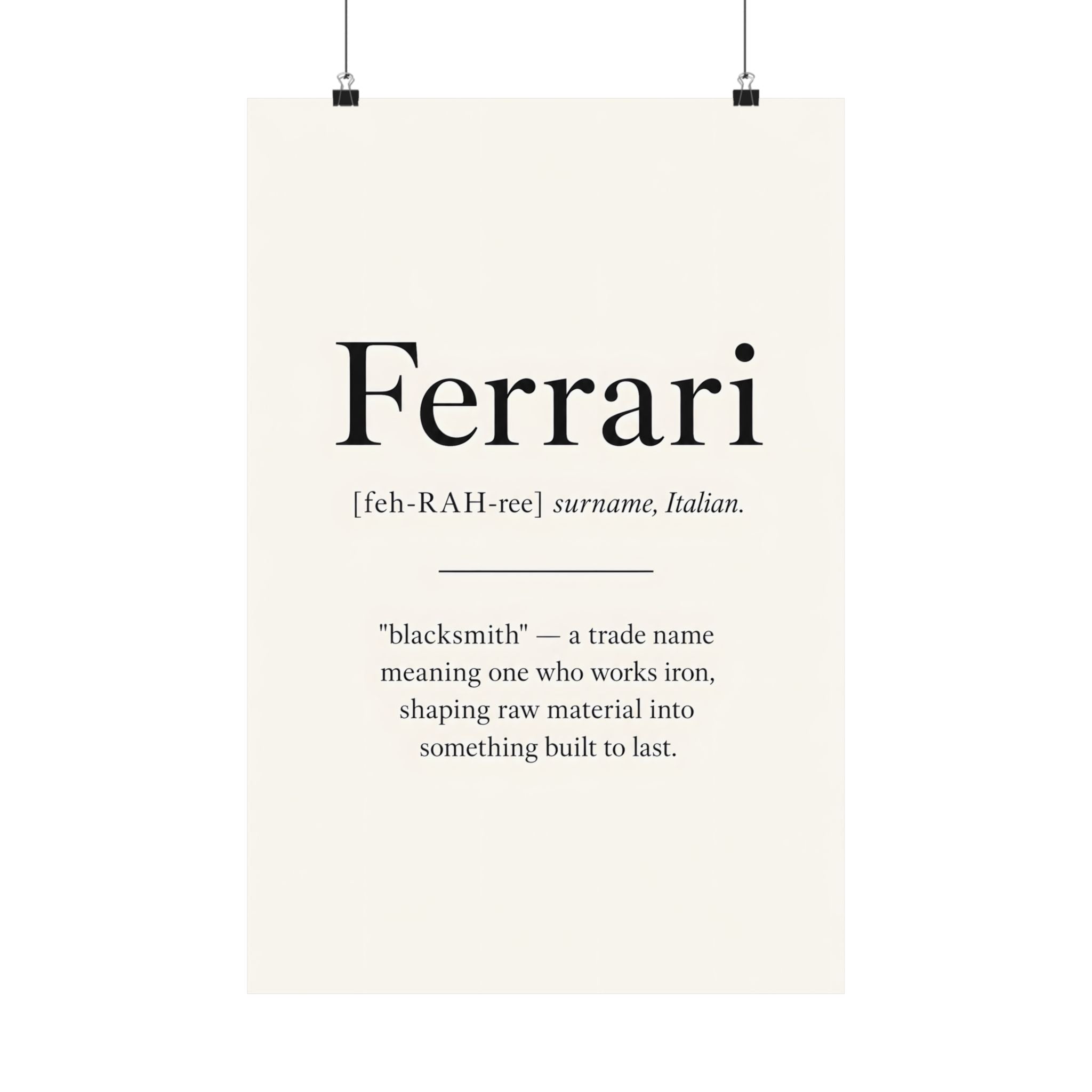 Ferrari, Italian