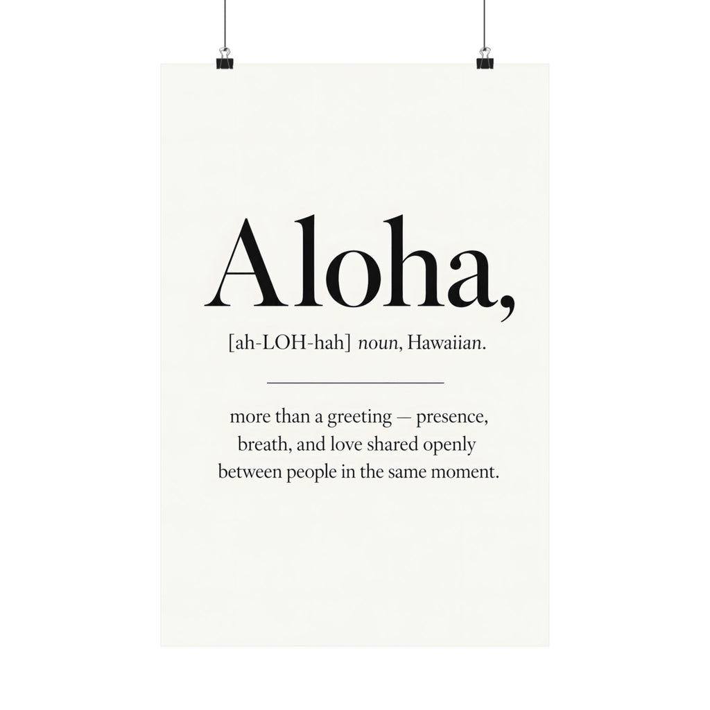 Aloha, Hawaiian