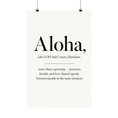 Aloha, Hawaiian