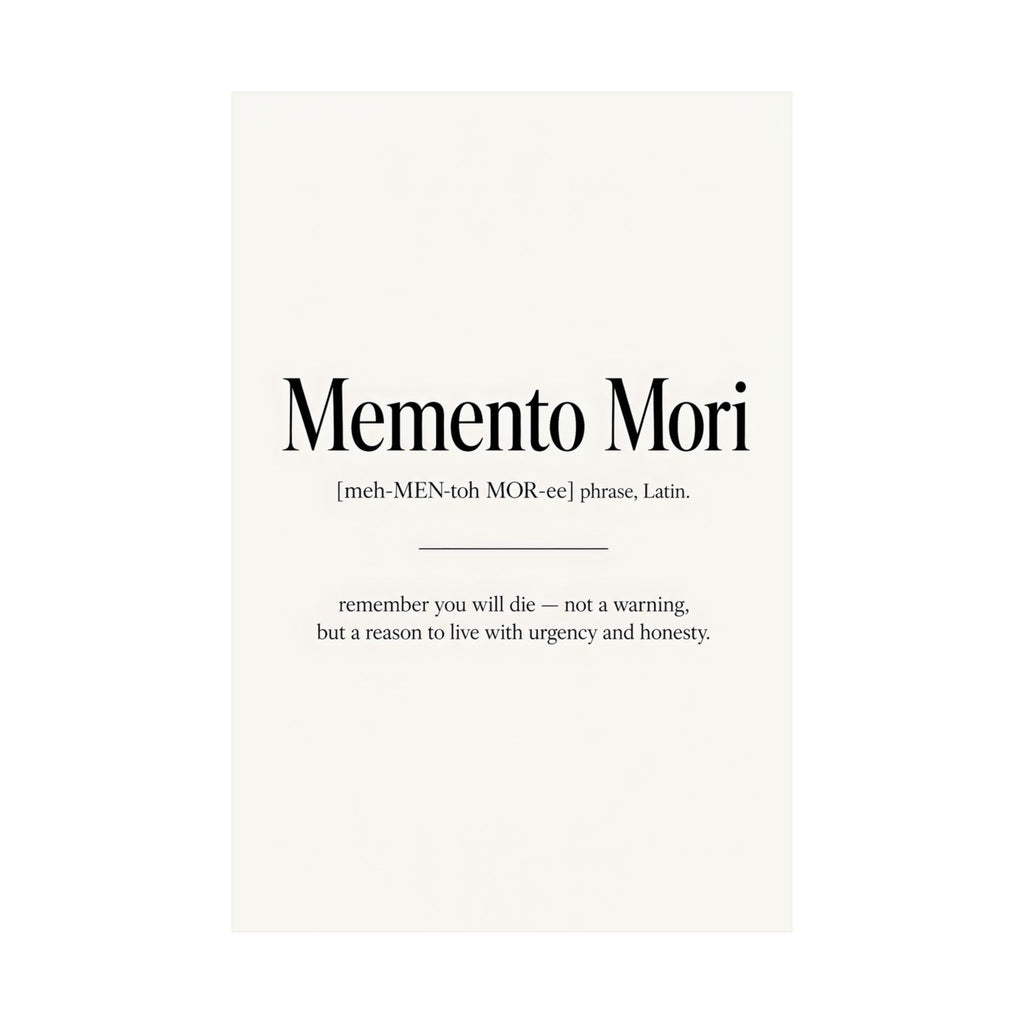 Memento Mori, Latin