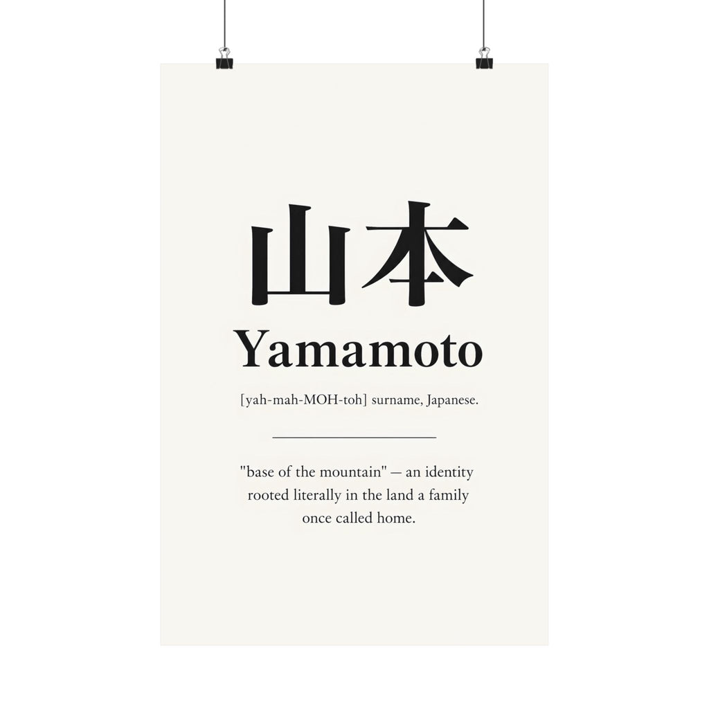 Yamamoto, Japanese
