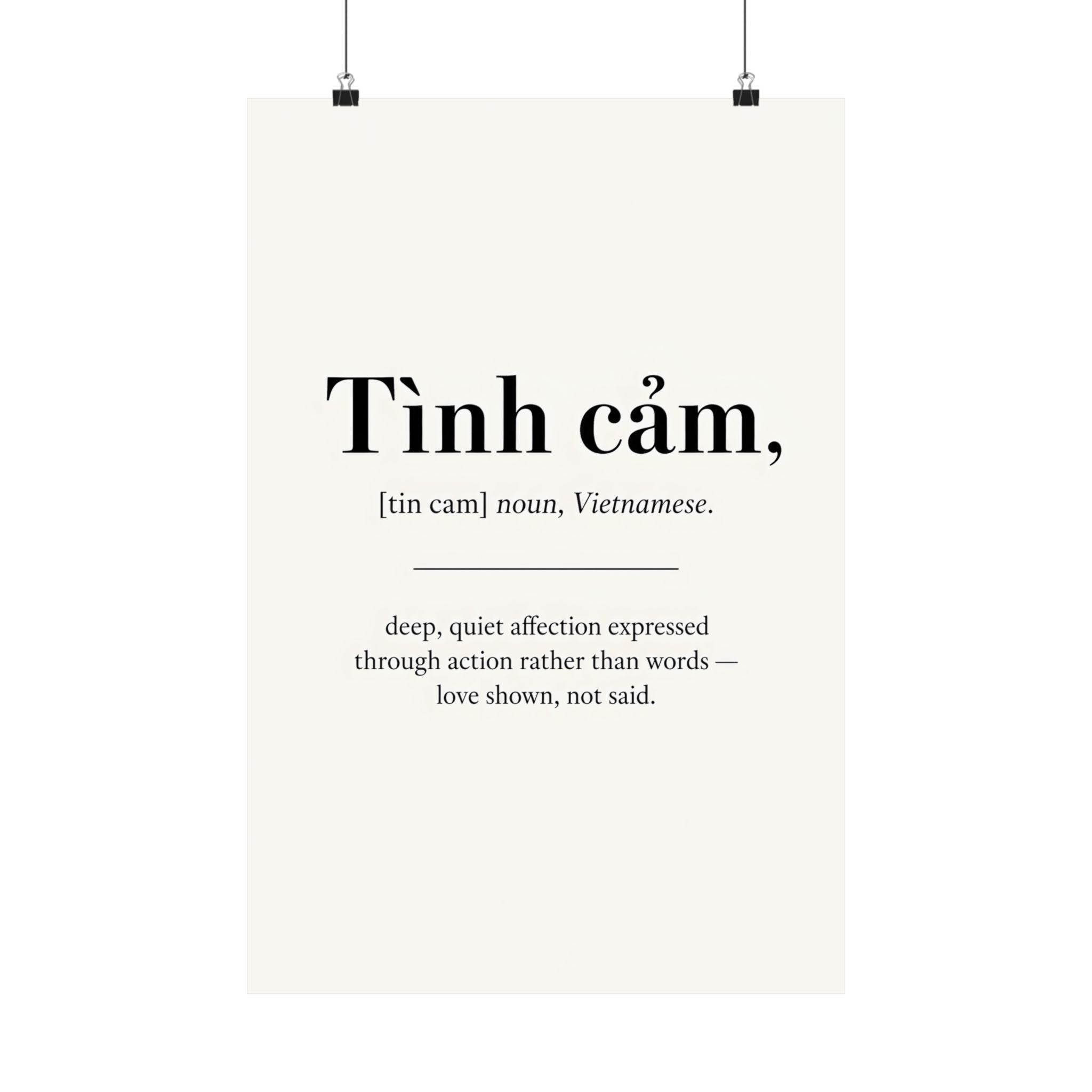 Tinh Cảm, Vietnamese