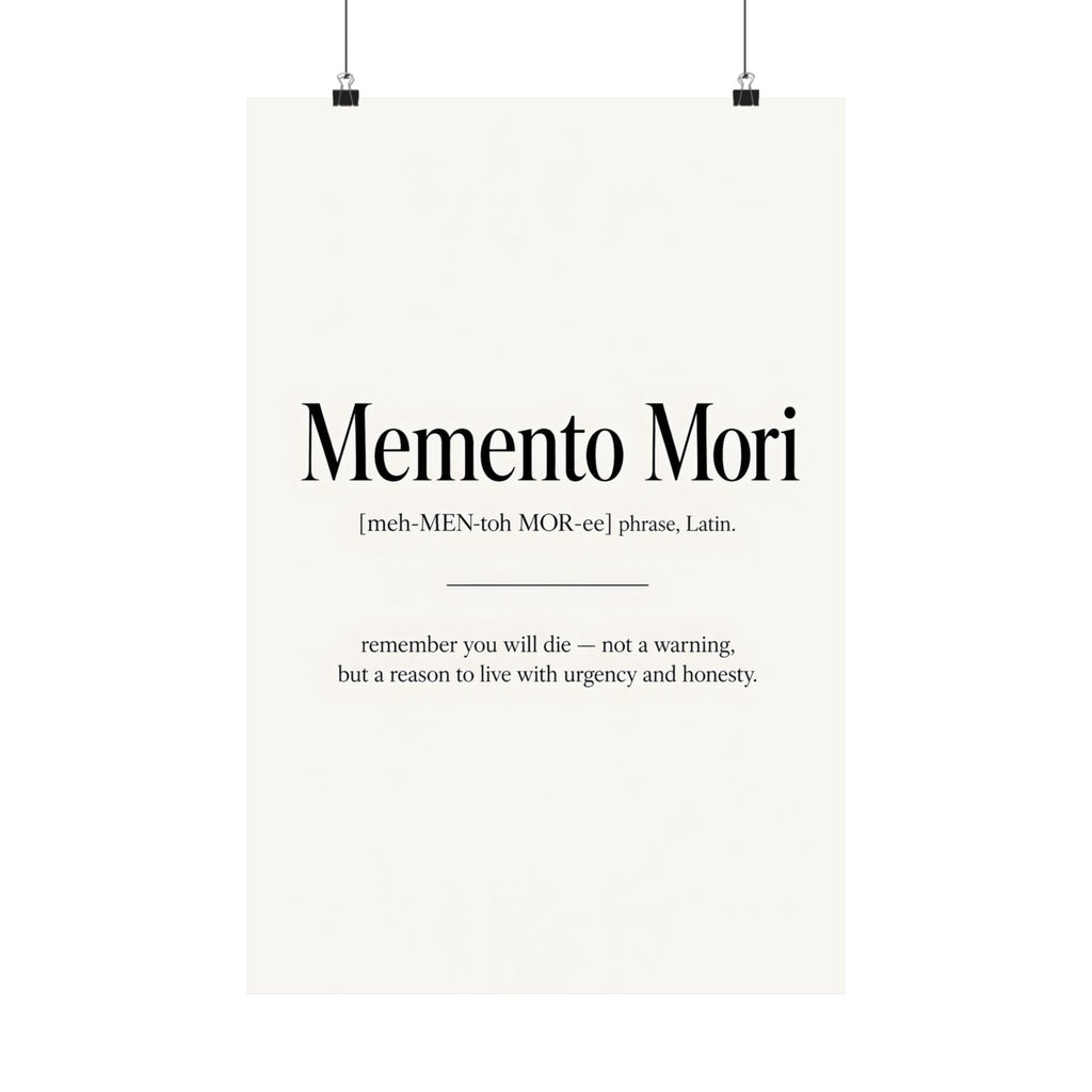 Memento Mori, Latin