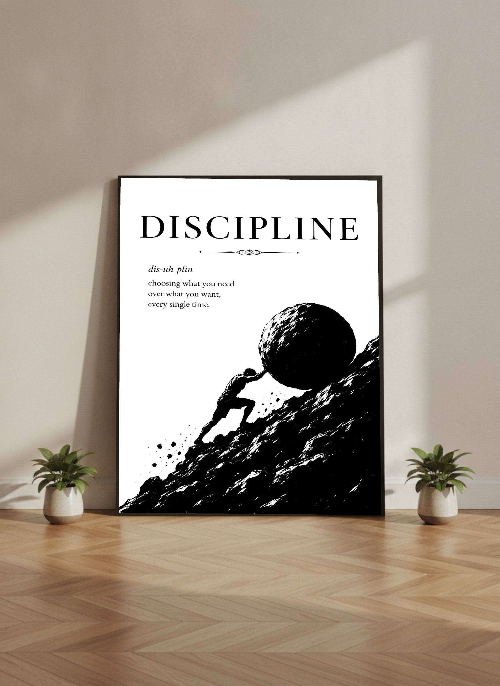 Discipline Moves Boulders