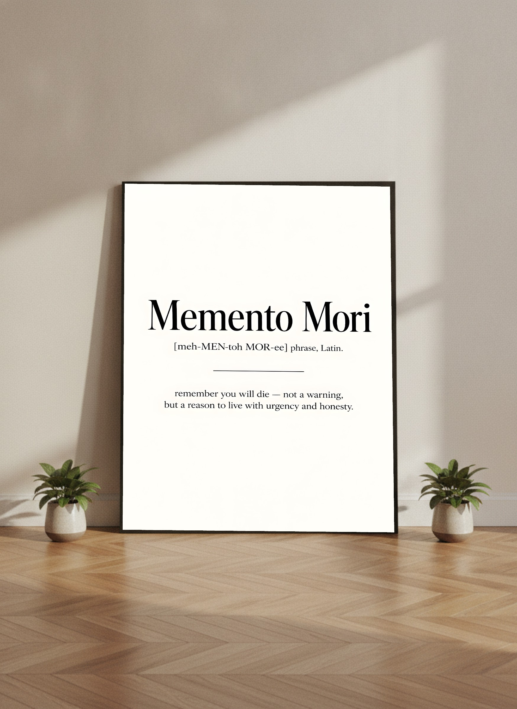 Memento Mori, Latin