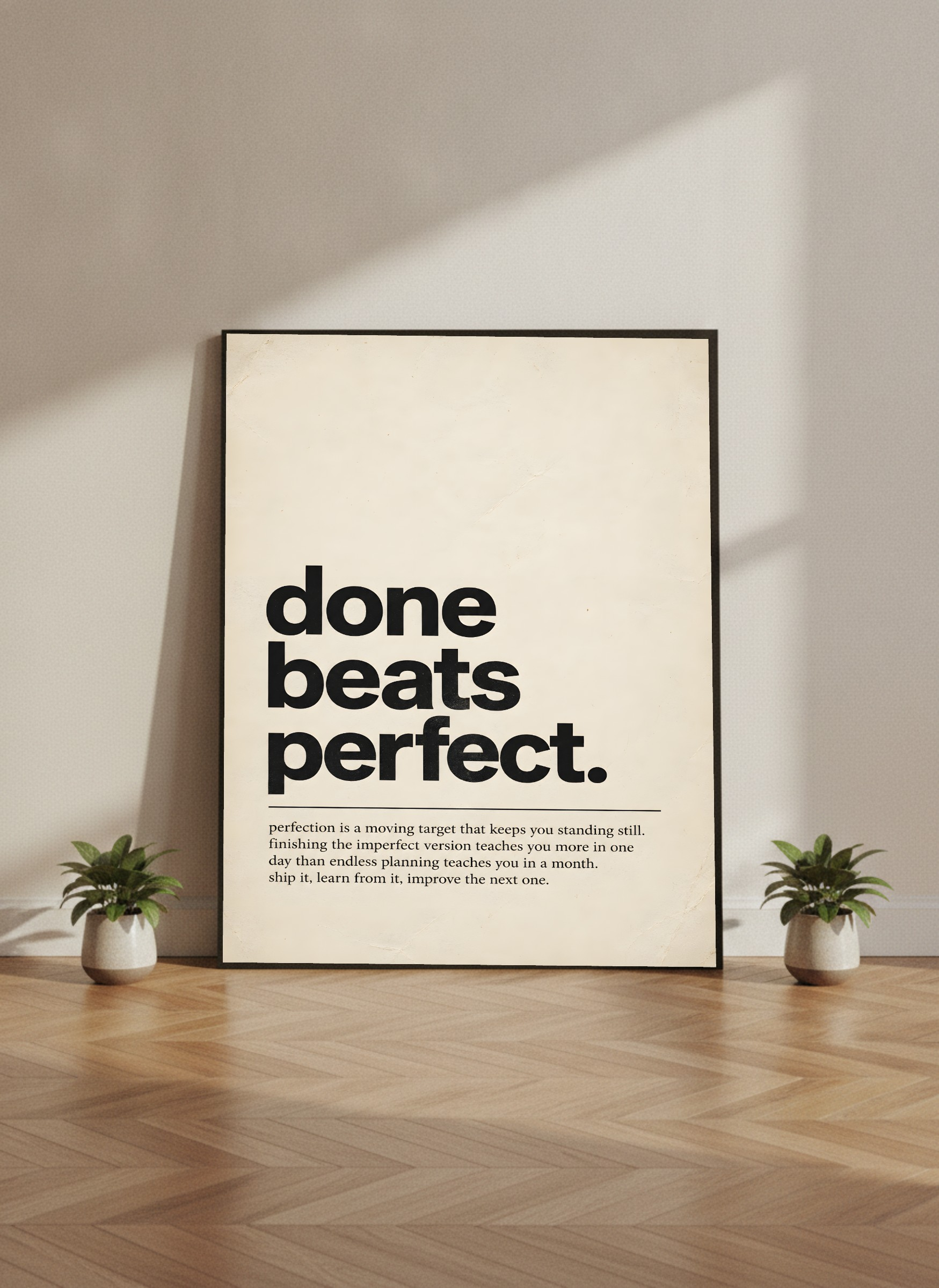 Briefing - Done Beats Perfect