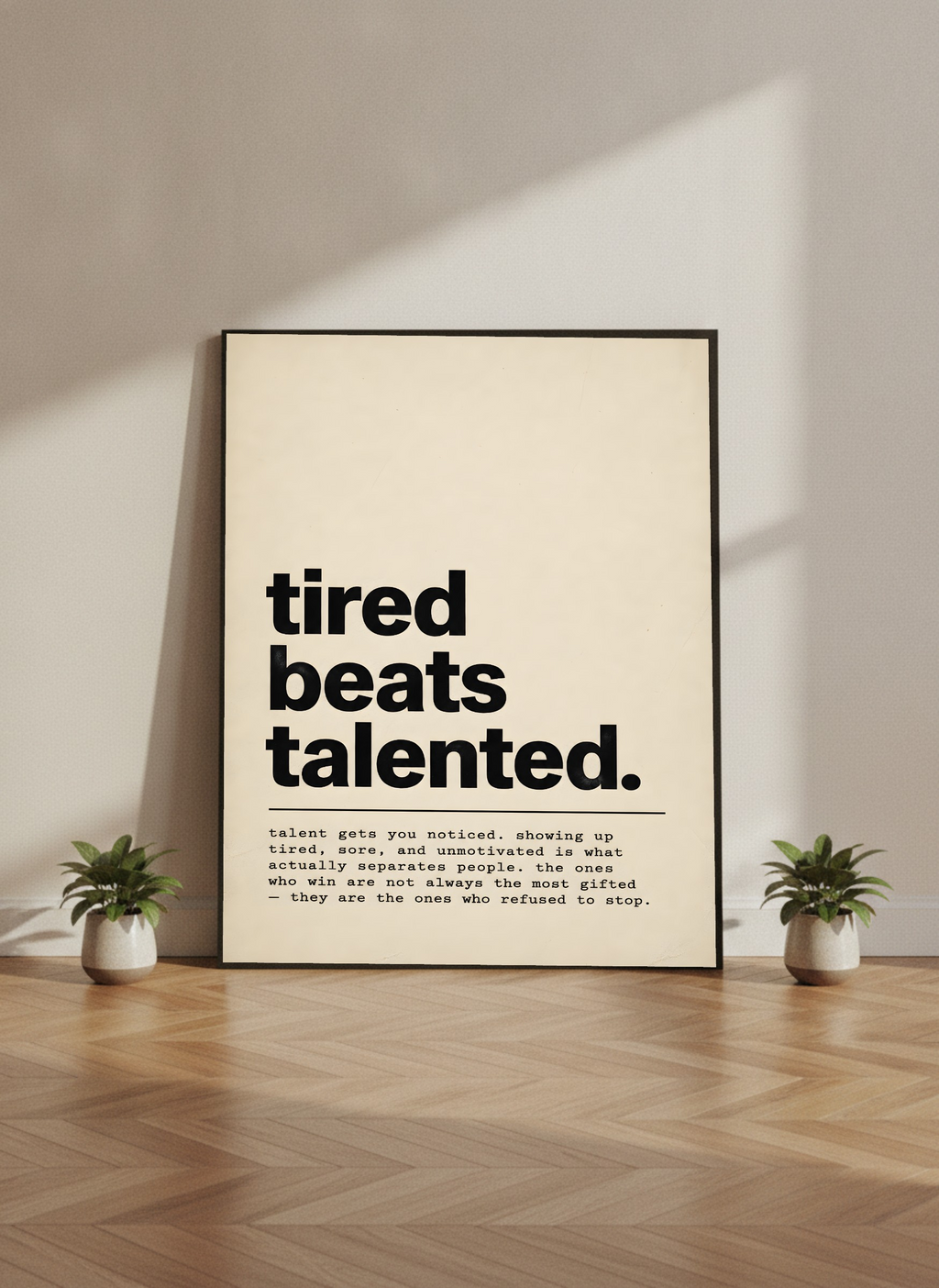 Briefing - Tired Beats Talented
