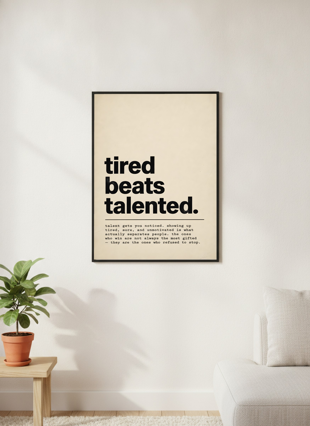 Briefing - Tired Beats Talented